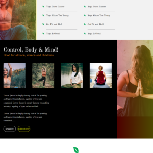 Yoga HTML Template